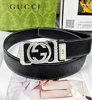 Gucci Belt 4 cm Gold/Silver - 6