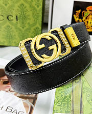 Gucci Belt 4 cm Gold/Silver - 4