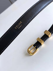 Celine Arc de Triomphe belt 1.8 cm Silver/Gold - 4