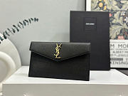 YSL Clutch Ball Pattern Black Gold Size 27 × 16 × 2 cm - 5