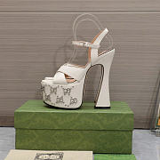 Gucci Toe Open Sandals White 15.5 cm - 5