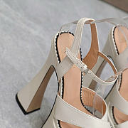 Gucci Toe Open Sandals White 15.5 cm - 4