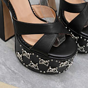 Gucci Toe Open Sandals Black 15.5 cm - 6