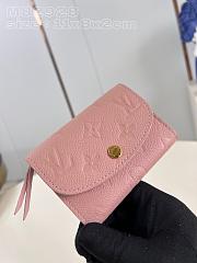 Louis Vuitton Rosalie Wallet Pink Size 11 x 8 x 2.5 cm - 1