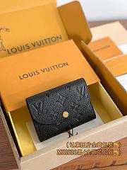 Louis Vuitton Rosalie Wallet Black Size 11 x 8 x 2.5 cm - 1