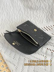 Louis Vuitton Rosalie Wallet Black Size 11 x 8 x 2.5 cm - 5