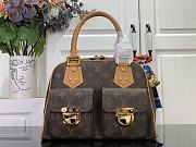 Louis Vuitton Manhattan Tote Bag M40026 Old Flower Size 30 x 12 x 20 cm - 1