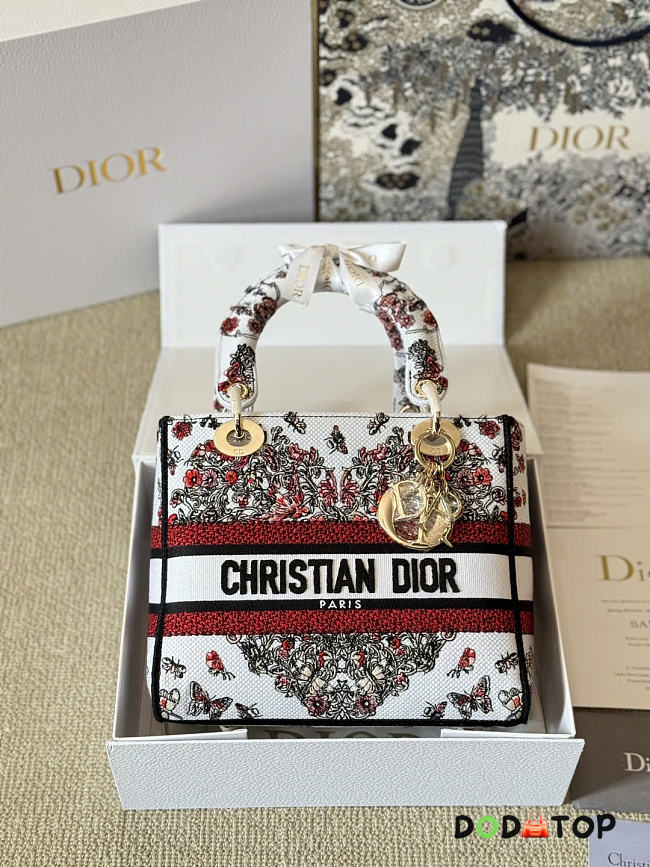 Dior Lady D-Lite Princess Diana Size 24 cm - 1