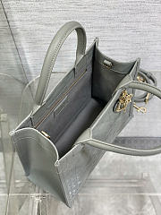 Dior Book Tote Gray Size 26 x 12 x 21 cm - 6