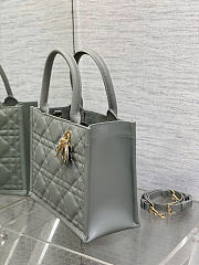 Dior Book Tote Gray Size 26 x 12 x 21 cm - 3