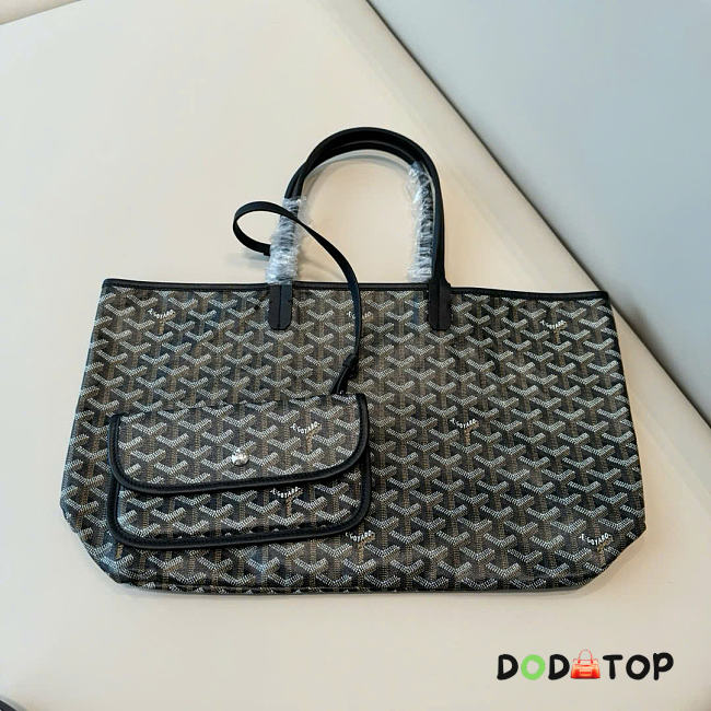 Goyard Saint Louis Tote PM Black Size 34 cm - 1