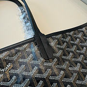 Goyard Saint Louis Tote PM Black Size 34 cm - 5