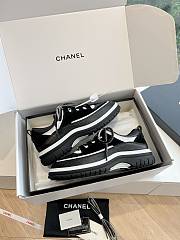 Chanel Sneakers 32 Black/White/Pink - 6