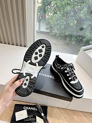 Chanel Sneakers 32 Black/White/Pink - 5