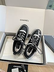 Chanel Sneakers 32 Black/White/Pink - 4