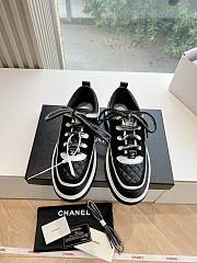 Chanel Sneakers 32 Black/White/Pink - 2