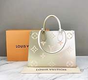 Louis Vuitton Monogram Sunset Khaki Canvas Onthego MM - 1