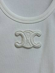 Celine tan top white - 3