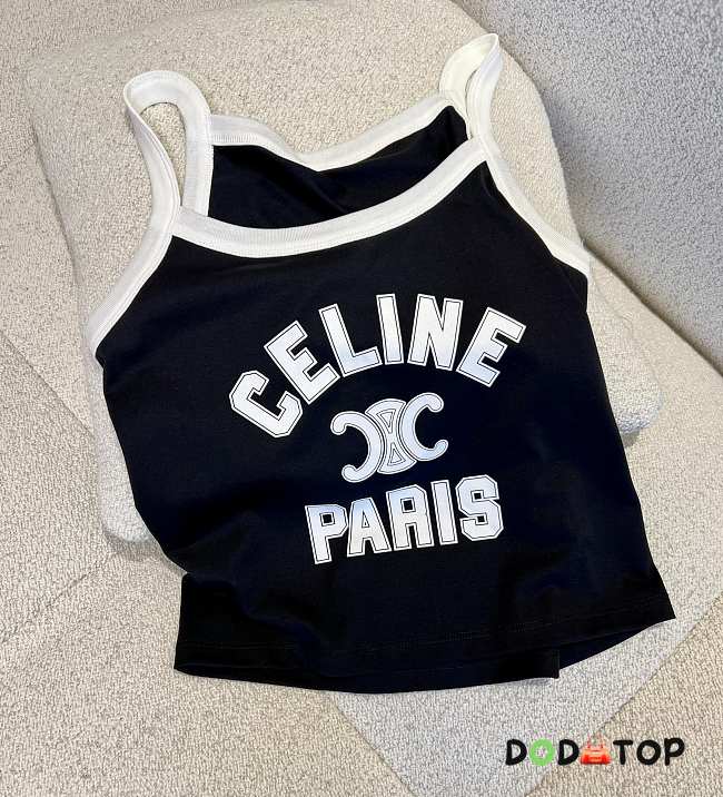 Celine tan top blue - 1