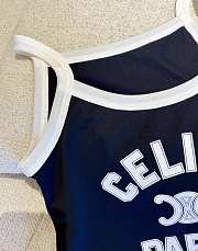 Celine tan top blue - 3