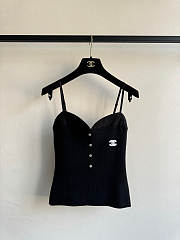 Chanel tan top black - 1