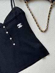 Chanel tan top black - 3