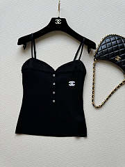 Chanel tan top black - 4