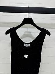 Chanel tan top black 1 - 6
