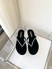 Chanel flap sandals black 1 - 1