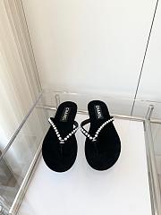 Chanel flap sandals black 1 - 6