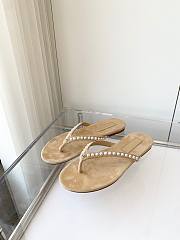 Chanel flap sandals beige  - 4