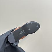SAINT LAURENT Sandals in smooth leather brown - 6