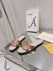 LV flat mules brown - 5