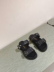 LV Sunset Flat Comfort Mule black - 1