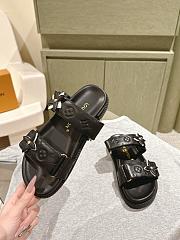 LV Sunset Flat Comfort Mule black - 5