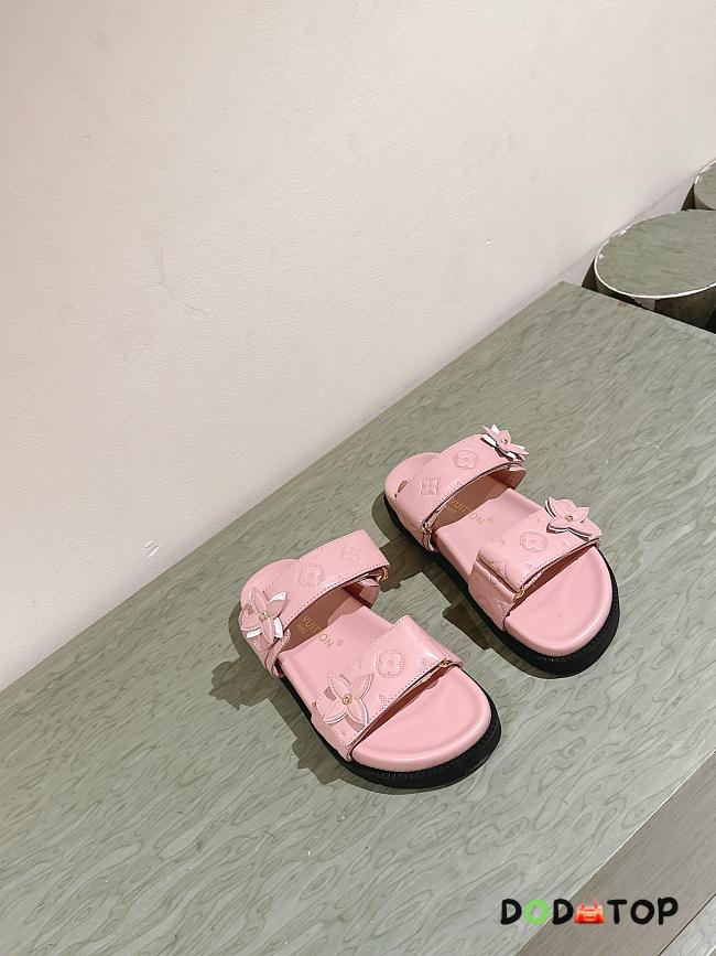LV Sunset Flat Comfort Mule Pink - 1