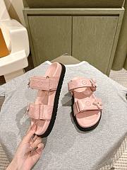 LV Sunset Flat Comfort Mule Pink - 2