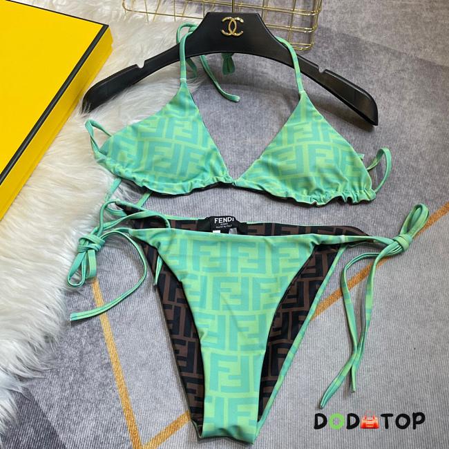 Fendi Swimsuit green - 1