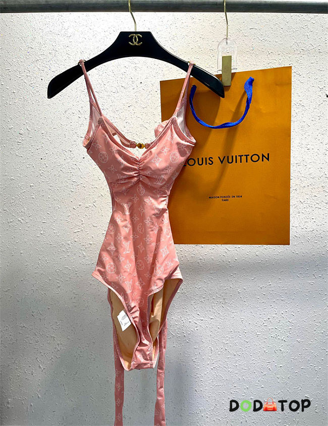 LV Swimsuit Pink - 1