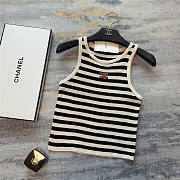 celine tan top caro - 1