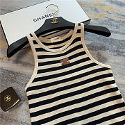 celine tan top caro - 2