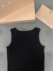 MiuMiu tan top black - 3