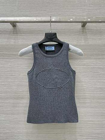 Prada tan top gray