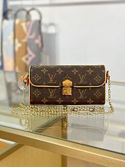 Louis Vuitton pochette brown bag size 20.5x11x6cm - 1