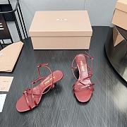 Miu Miu Women's Patent Leather Pumps in Red - 2