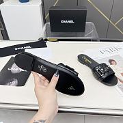 Chanel slides black1 - 6