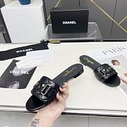 Chanel slides black1 - 5