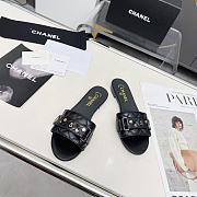 Chanel slides black1 - 2