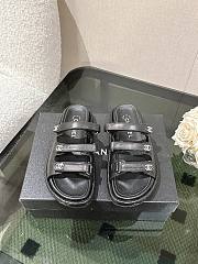 Chanel sandals black2 - 1