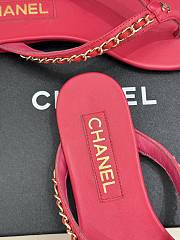 Chanel slides red - 6